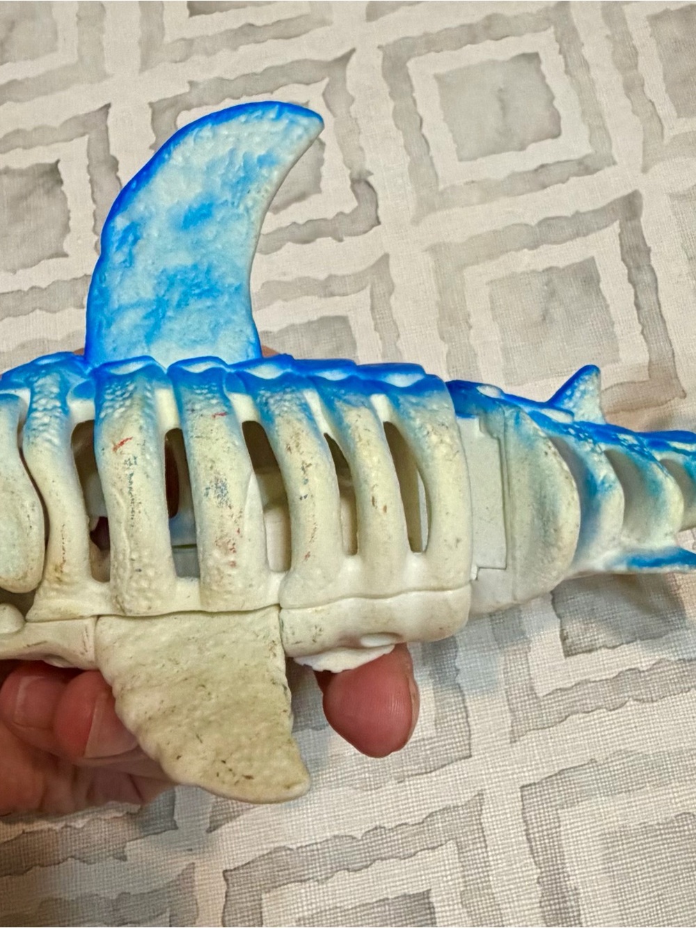 Vintage Fisher-Price Imaginext Phantom Shark Skeleton Toy – Pirate Action